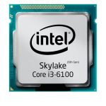 سی پی یو 2 هسته ای INTEL مدل Skylake-Core-i3-6100