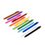 پک ۱۲ رنگ خودکار ژله ای مدل Kaco Pen - Image 2